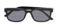 Folded of The Peace Polarized Magnetic Bifocal Reading Sunglasses in Black with Smoke