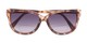 Folded of The Penelope Bifocal Reading Sunglasses in Leopard/Gold with Smoke