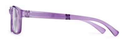 Side of The Perkins Folding Reader in Purple