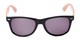 Front of The Persimmon Reading Sunglasses in Black/Brown with Smoke