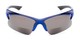 Front of The Phoenix Bifocal Reading Sunglasses in Blue with Smoke