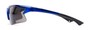 Side of The Phoenix Bifocal Reading Sunglasses in Blue with Smoke