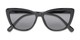 Folded of The Picnic Bifocal Reading Sunglasses in Black with Smoke