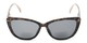 Front of The Picnic Bifocal Reading Sunglasses in Brown Leopard with Smoke