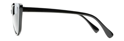 Side of The Picnic Bifocal Reading Sunglasses in Black with Smoke