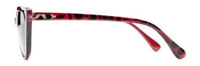 Side of The Picnic Bifocal Reading Sunglasses in Red Leopard with Smoke