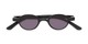 Folded of The Pine Reading Sunglasses in Black with Smoke