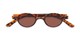 Folded of The Pine Reading Sunglasses in Tortoise with Amber