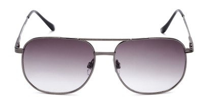 Front of The Pismo Beach Reading Sunglasses in Grey with Smoke