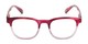 Front of The Poet Bifocal in Red/Pink Fade
