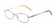 Angle of Pomander by felix + iris in Brown/Tan, Women's Rectangle Reading Glasses