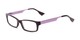 Angle of Prospect by felix + iris in Plum Purple, Women's and Men's Rectangle Reading Glasses