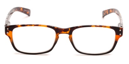 Front of The Julian in Brown Tortoise Fade