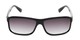 Front of The Rufus Reading Sunglasses in Glossy Black with Smoke