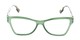 Front of The Fringe in Green/Tortoise