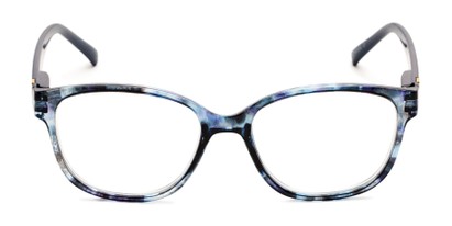 Front of The Adele in Tortoise/Blue