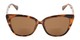 Front of The Alice Bifocal Reading Sunglasses in Brown Tortoise/ Amber