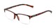 Angle of The Mitchell in Matte Tortoise, Women's and Men's Square Reading Glasses