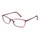 Angle of The Tibby Computer Glasses in Berry Pink, Women's Rectangle Computer Glasses