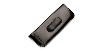 Angle of Belt Clip Pouch in Black, Women's and Men's  Soft Cases / Pouches