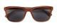 Folded of The Borough Reading Sunglasses in Brown with Smoke