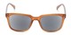 Front of The Borough Reading Sunglasses in Brown with Smoke