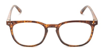 Front of The Caiden Pop of Power™ Blue Light Reader in Tortoise