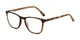 Angle of The Camden Multi Focus Reader by Foster Grant in Tortoise, Women's and Men's Rectangle Reading Glasses