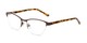 Angle of The Carina in Brown, Women's Cat Eye Reading Glasses