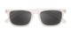 Folded of The Cassian Reading Sunglasses in Matte Clear/ Smoke