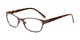 Angle of The Charlsie Multi Focus Reader by Foster Grant in Brown/Tortoise, Women's Cat Eye Reading Glasses