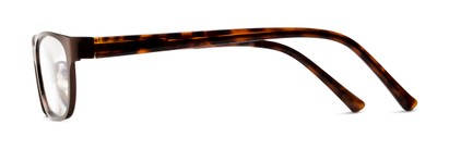 Side of The Charlsie Multi Focus Reader by Foster Grant in Brown/Tortoise