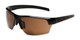 Angle of The Cloud Bifocal Safety Reader in Black with Amber Lens, Women's and Men's Sport & Wrap-Around Reading Sunglasses
