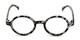 Front of The Concord Blue Light Reader in Blue Tortoise