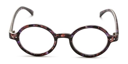 Front of The Concord Blue Light Reader in Purple Tortoise