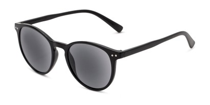 Angle of The Dixon Reading Sunglasses in Black with Smoke, Women's and Men's  