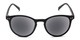 Front of The Dixon Reading Sunglasses in Black with Smoke