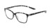 Angle of The Sadie in Grey Tortoise, Women's Square Reading Glasses