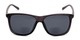 Front of The Everett Bifocal Reading Sunglasses in Dark Grey with Smoke