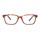 Front of The Aurelia Blue Light e.Glasses in Red Tortoise