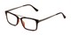 Angle of The Fulham Bifocal in Matte Brown Tortoise, Men's Rectangle Reading Glasses