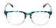 Front of The Governor Bifocal in Blue Tortoise/ Clear