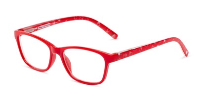 Angle of The Imagination in Red, Minnie Mouse Print, Women's and Men's Rectangle Reading Glasses