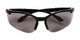Folded of The Jared Bifocal Safety Reading Sunglasses in Black with Smoke Lenses