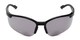 Front of The Jared Bifocal Safety Reading Sunglasses in Black with Smoke Lenses