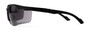 Side of The Jared Bifocal Safety Reading Sunglasses in Black with Smoke Lenses