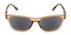 Front of The Kathleen Reading Sunglasses in Tan/Tortoise with Smoke