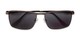 Folded of The Ken Bifocal Reading Sunglasses in Matte Grey with Smoke