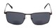 Front of The Ken Bifocal Reading Sunglasses in Matte Grey with Smoke