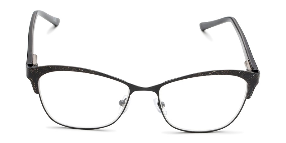 Lot of 2 Rectangular Snake-Skin Foster Grant Eyeglasses Sunglasses Hard Case NEW 